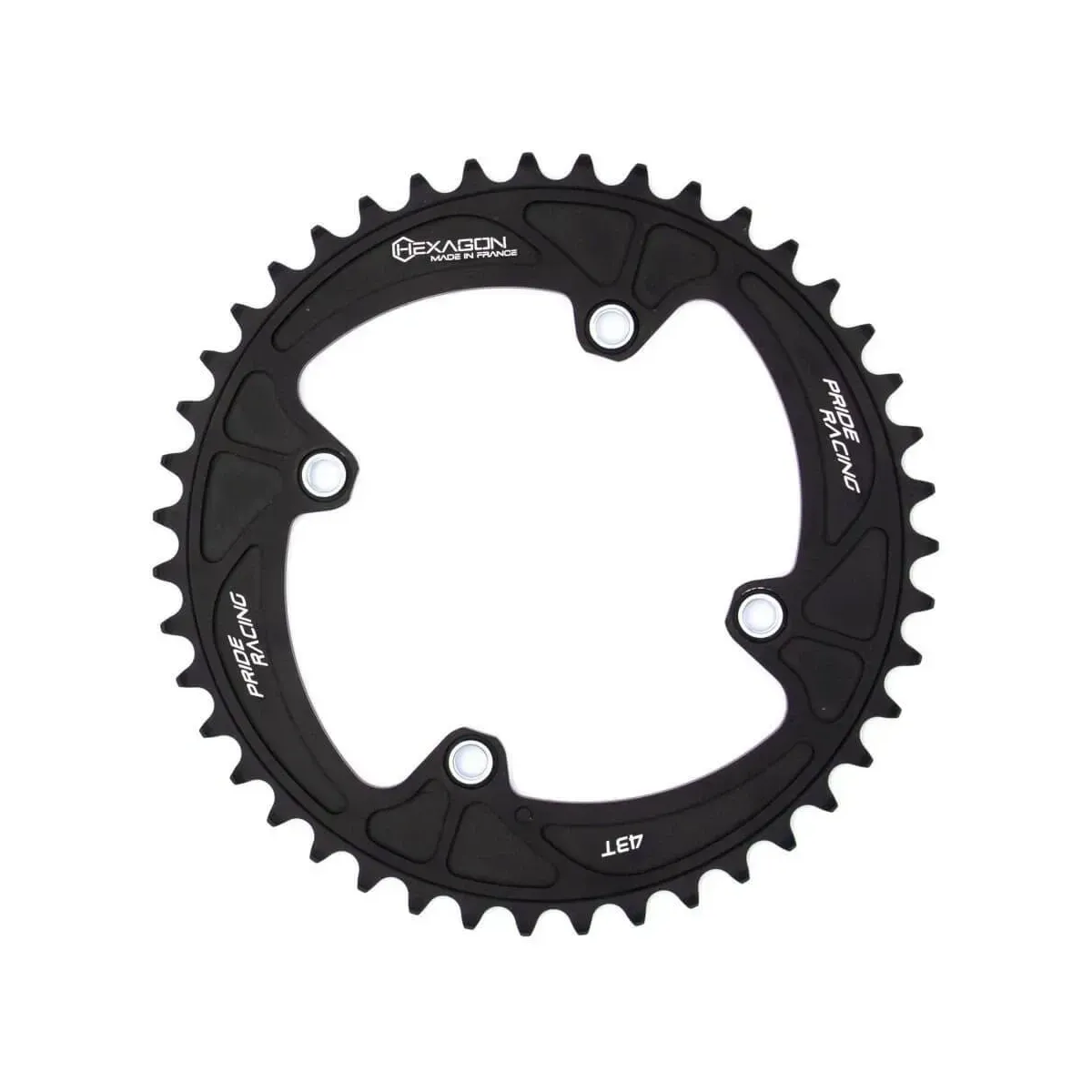 Pride Racing Hexagon Nt Chainring Black